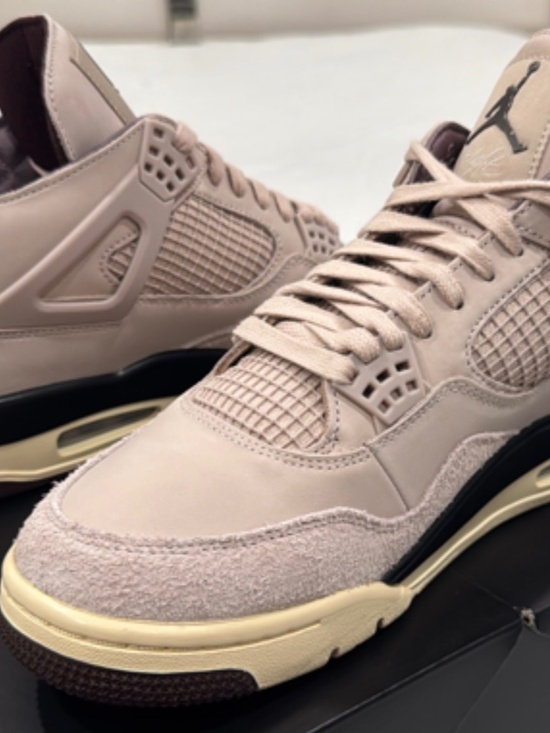 A MA MANIÉRE X WMNS JORDAN 4 RETRO \'FOSSIL STONE\' Women Size 12.5 Men’s Size 11 main image 10